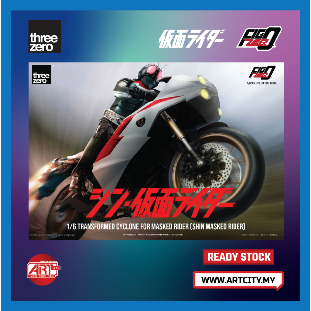 (READY STOCK) Threezero - FigZero Transformed Cyclone - Shin Masked ...