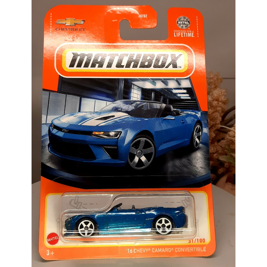 MATCHBOX - '16 CHEVY CAMARO CONVERTIBLE (2024, BLUE) | Shopee Malaysia