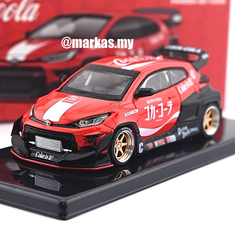 【PR64-64】ポップレース PANDEM GRヤリス コカ・コーラ仕様 POP RACE PR64-64 Pandem Rocket Bunny Toyota GR Yaris Coca