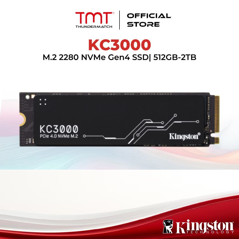 Kingston KC3000 M.2 2280 PCIe NVMe Gen4 SSD SKC3000S/SKC3000D  (512GB/1TB/2TB/4TB) | Shopee Malaysia