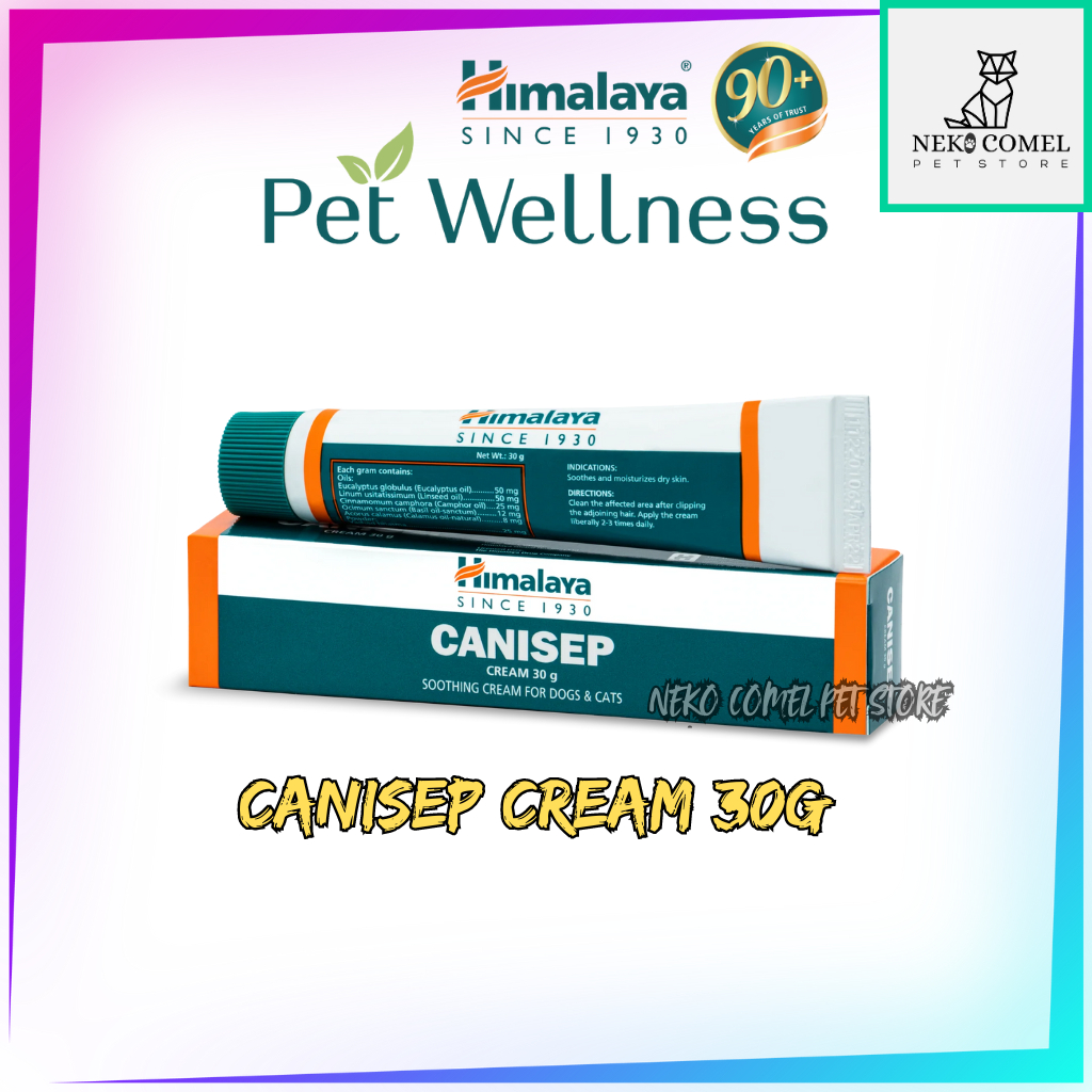 Himalaya Canisep Cream 30g / Ubat Luka / Ubat Kurap Kucing | Shopee ...
