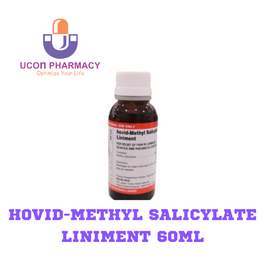 Hovid-Methyl salicylate liniment (60ml) [EXP: 30/4/2026] | Shopee Malaysia
