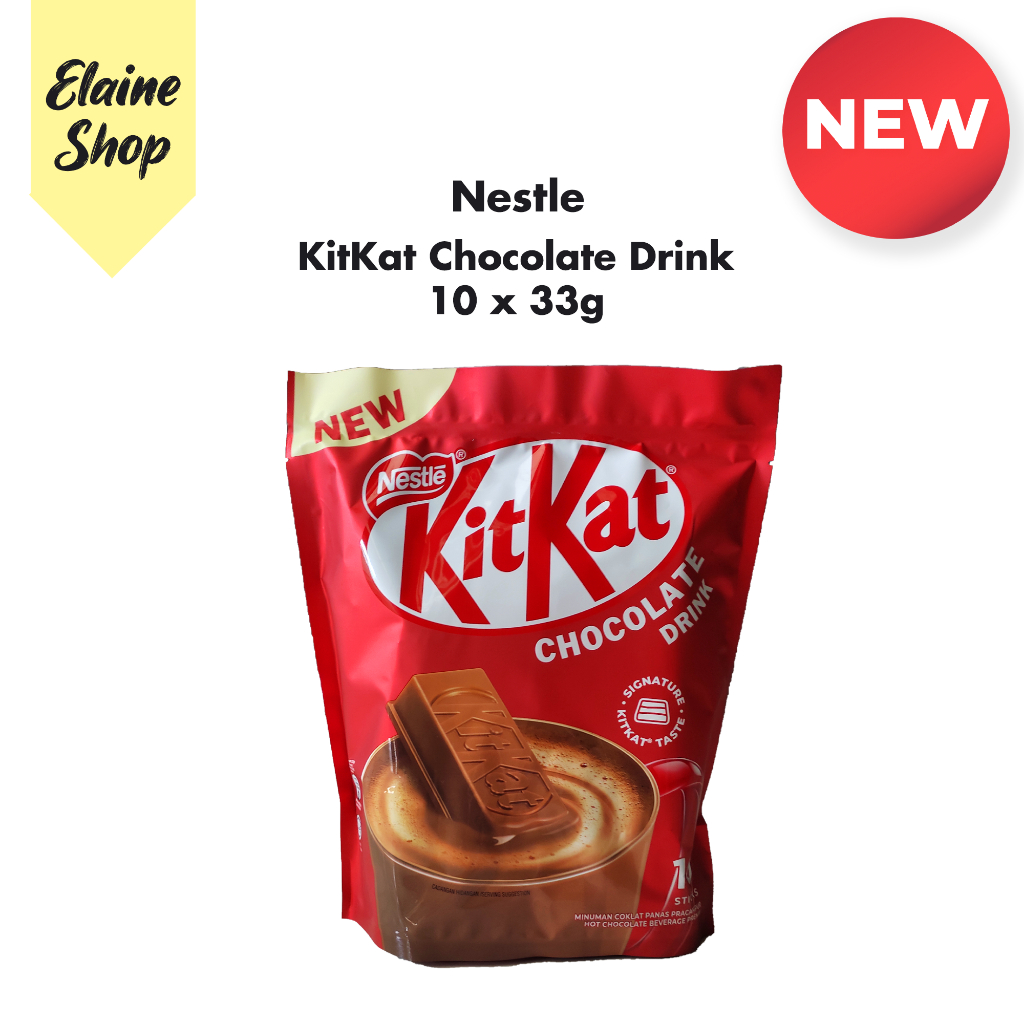 Nestle KitKat Chocolate Drink 10 sticks Kit Kat Minuman Coklat Halal ...