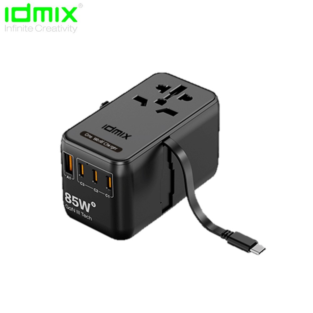 Idmix P70 Universal charger International plug adapter fast charging ...