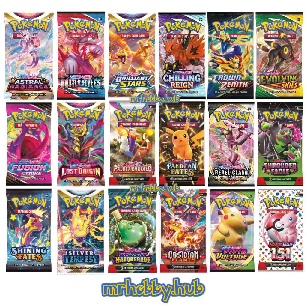(Pokémon-ENG) Pokémon TCG Series Booster Pack MrHobbyHub [Live RIP ...