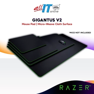 Razer Gigantus V2 Thick High-Density Rubber Foam Gaming Mouse Pad with Textured Micro-Weave Cloth Surface - M/L/XXL/3XL