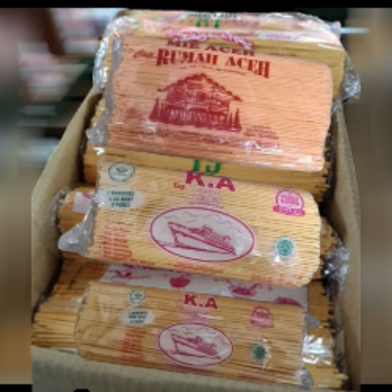 Mie Lidi/Mie Kering Cap Rumah Aceh/Garuda/Kapàl Api/1kg/500g. | Shopee ...