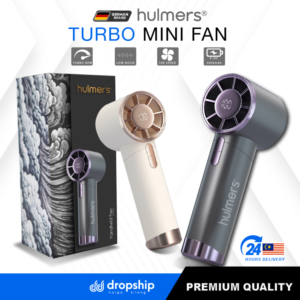 Hulmers Kipas Genggam Mini Bunyi Rendah | Low Noise Portable Mini Fan ...