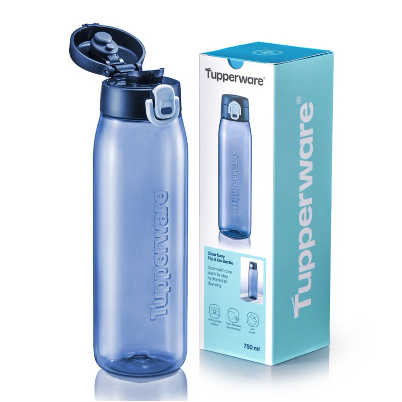 Tupperware H2GO with Easy Open Cover (1) 750ml | Shopee Malaysia