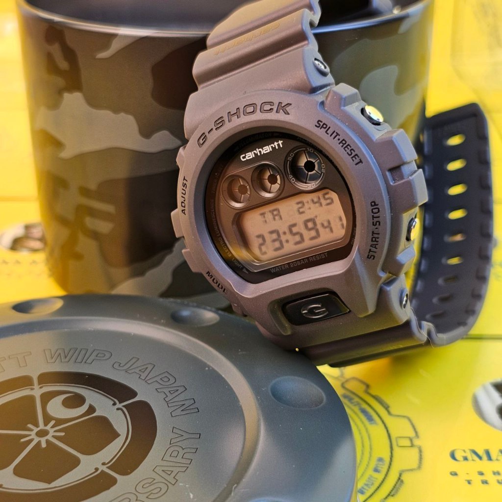 G-Shock Original Model DW-6900 Carhartt Wip Used Item 2020