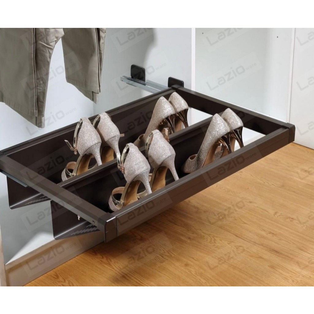 Wardrobe Aluminum Drawer Shoe Rack Storage Basket Organizer With Soft ...