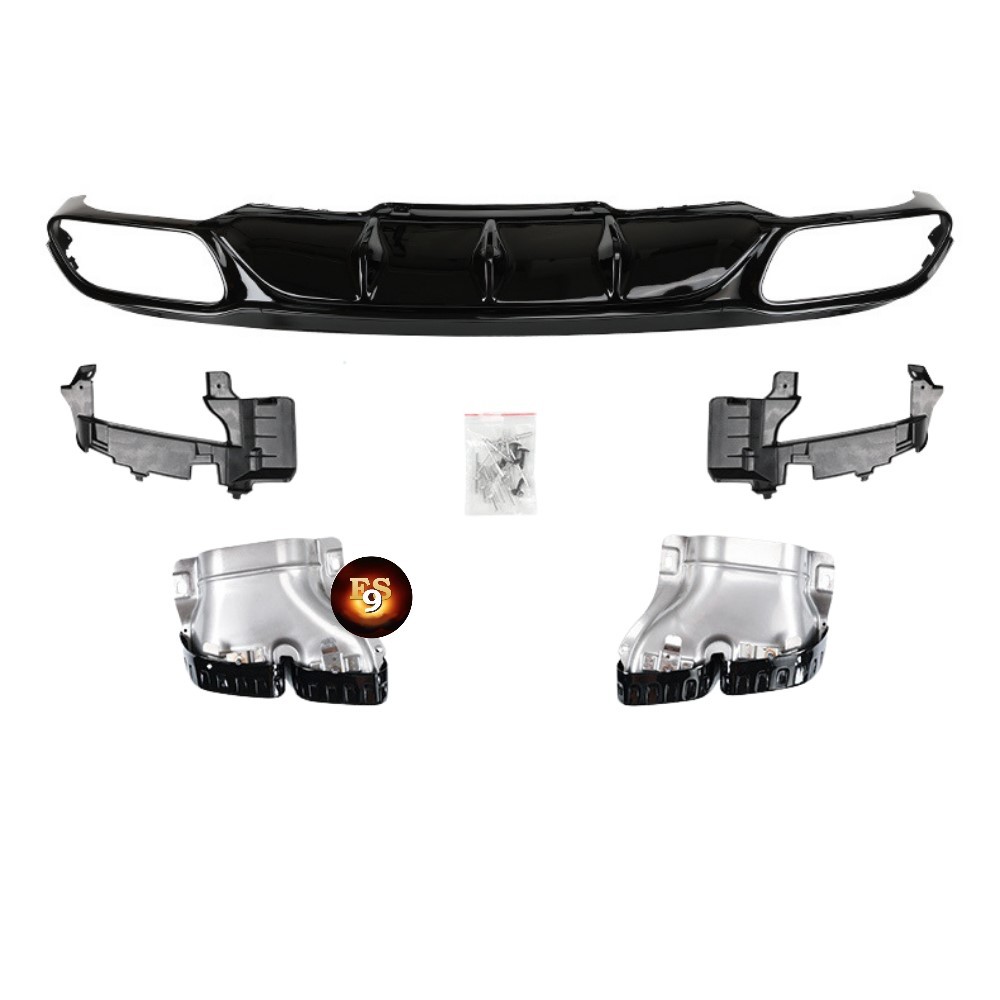 Mercedes W213 AMG Diffuser E63 2016 - 2023 | Shopee Malaysia