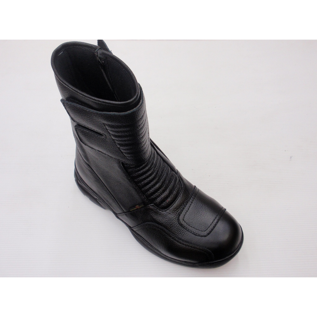 HammerKing Highcut Man Leather Boot - No.8002 | Shopee Malaysia