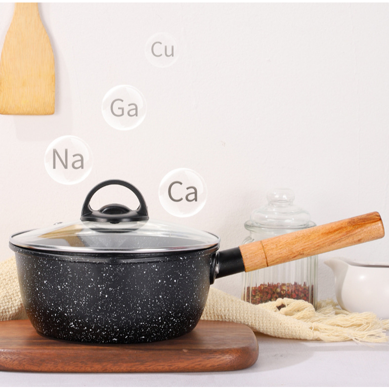 (Seller untung Rm1 saja) 1pc 19cm Japan Yukihira Sauce Pan NonStick