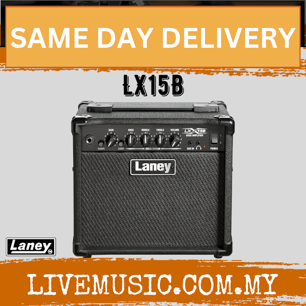 Laney LXB-serie LX15B - Comboversterker voor basgitaar - 15 W - 2 x 5 inch woofers