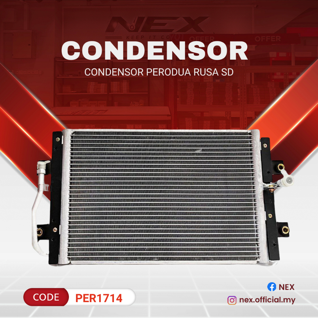 AIR COND CONDENSER NEW PERODUA RUSA SD (CAR AIRCOND) | Shopee Malaysia