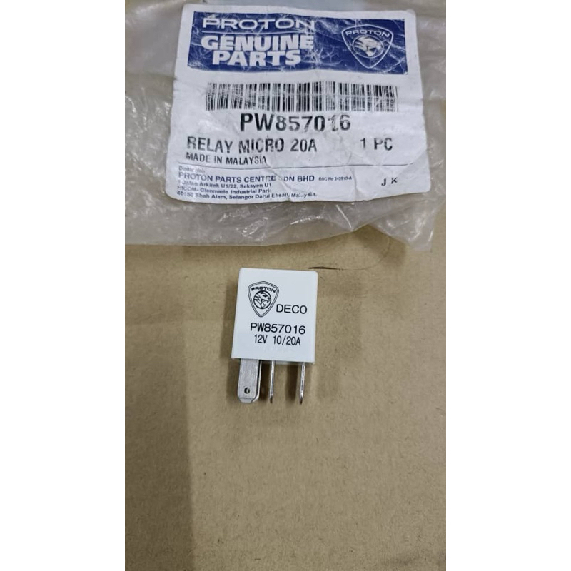 Original Proton Exora Genuine White Putih Relay Deco 5pin - PW857016 ...