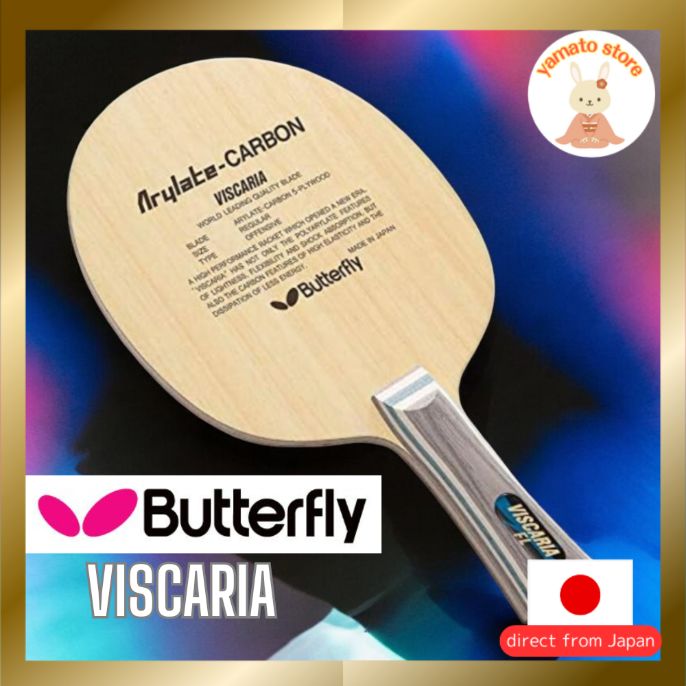 Butterfly table tennis racket Viscaria Shakehand attacktype with Flare ...