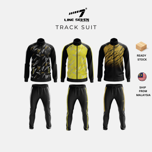 LINE 7 TRACK SUIT/ TRACK TOP/ TRACK BOTTOM TSSR45 | Shopee Malaysia