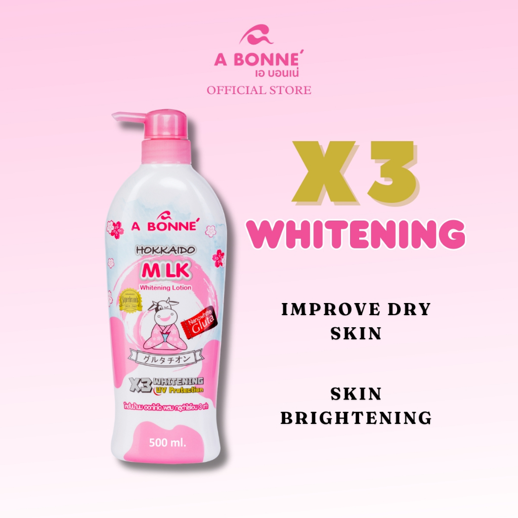 a bonne glutathione lotion review A Bonne Hokkaido Milk Whitening Lotion Nanowhite Glutathione Soften &  Brighten Skin (500ml)