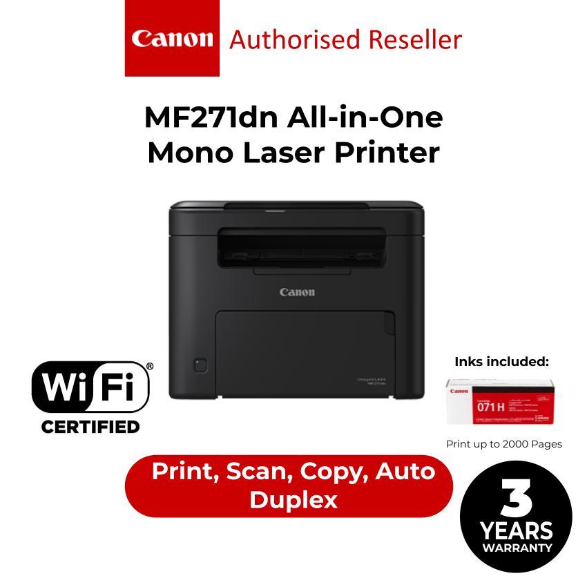 Canon imageCLASS MF271DN All-in-One Monochrome Laser Printer (Print ...
