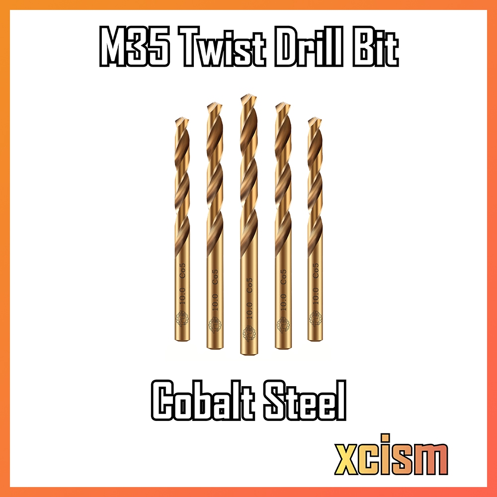 Heavy Duty M35 High Speed Steel Cobalt HSS-Co Twist Drill Bit Drilling ...