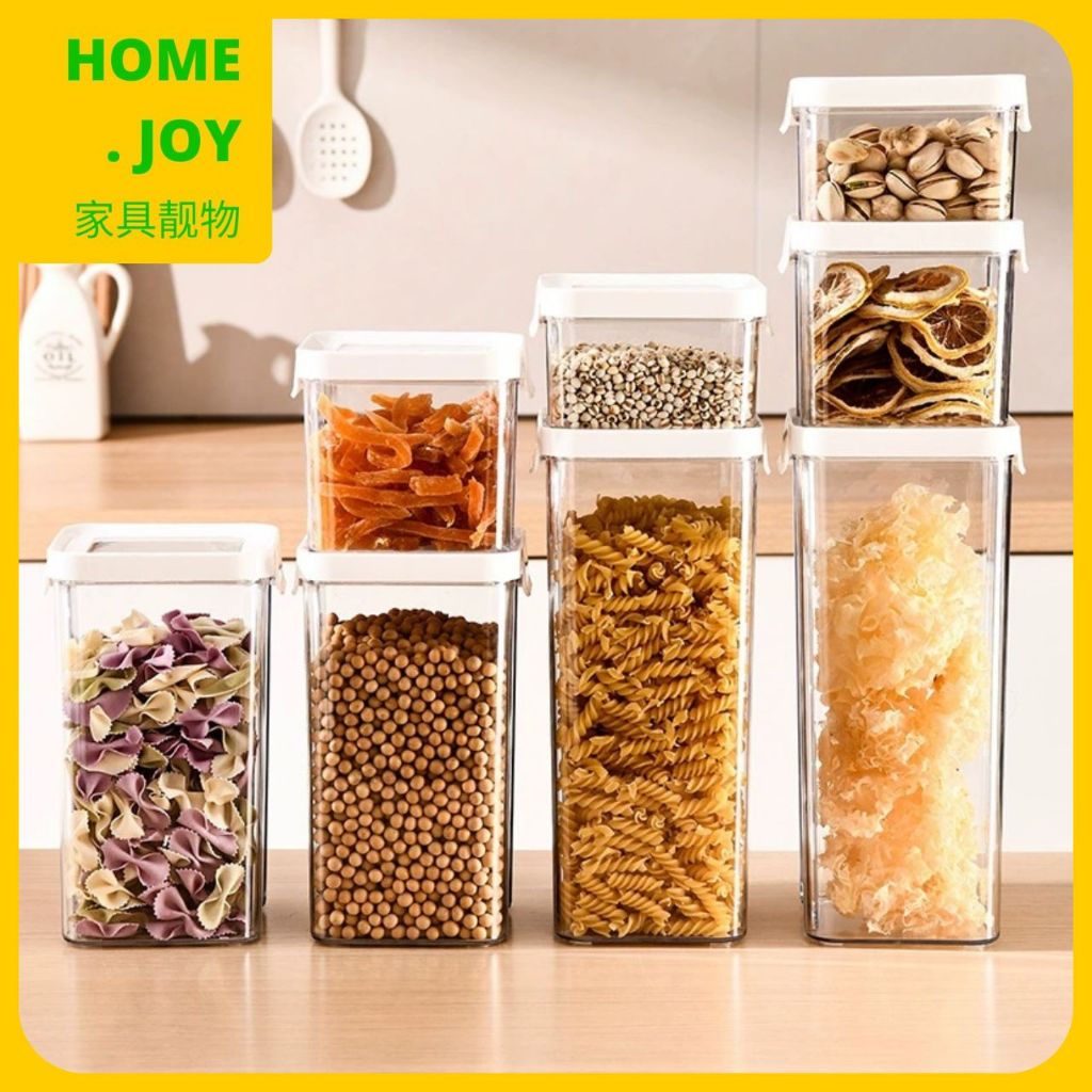 [Home.Joy] Japanese Style PET Stackable Airtight Containers/Storage ...
