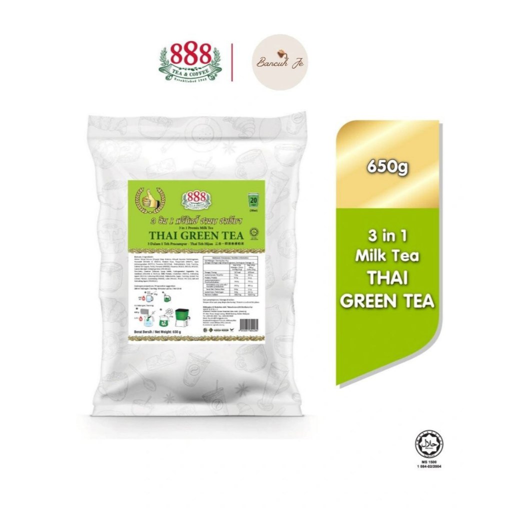 888 Thai Green Tea 650g (Viral Teh Tarik Sedap) | Shopee Malaysia