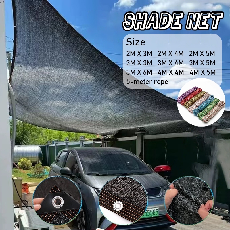 1pc AntiUV 95 Net Shade Outdoor Waterproof Balcony Sun Shade Sail