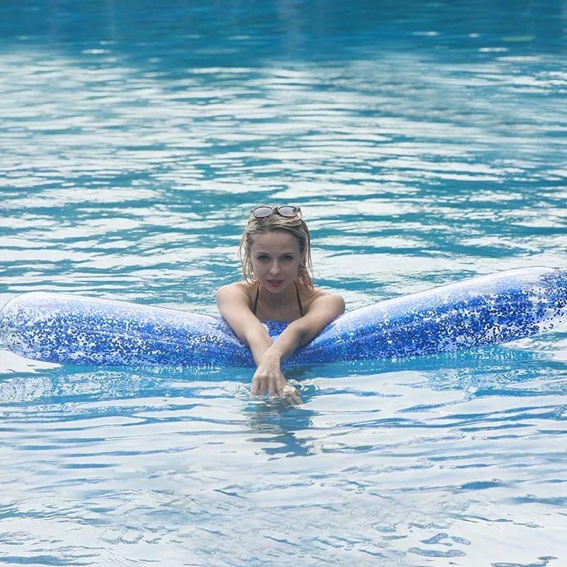 Flexible pool float swimming auxiliary foam float inflatable swimming ...