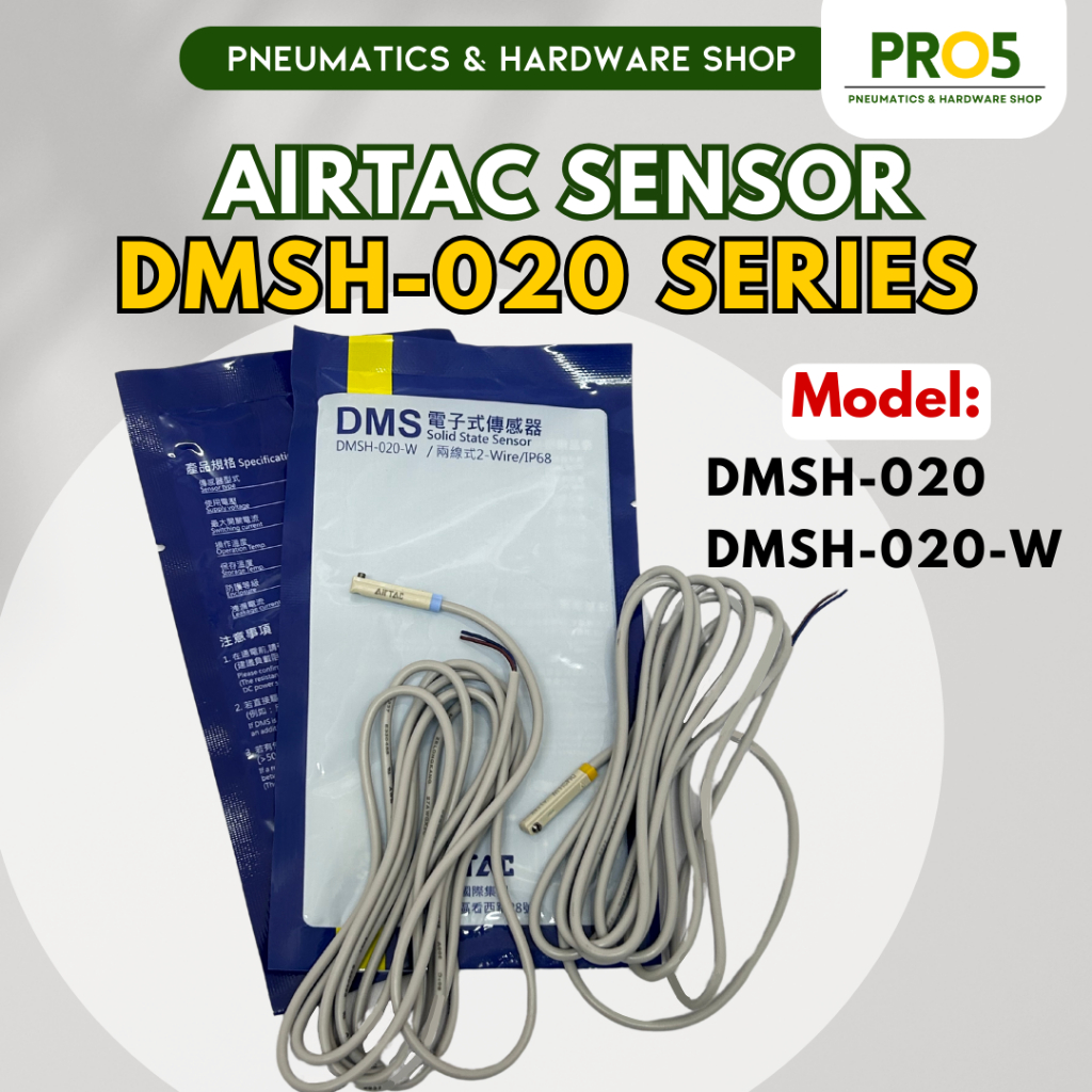 Airtac Magnetic Sensor Switch DMSH-020 | DMSH-020-W Pneumatic Air ...