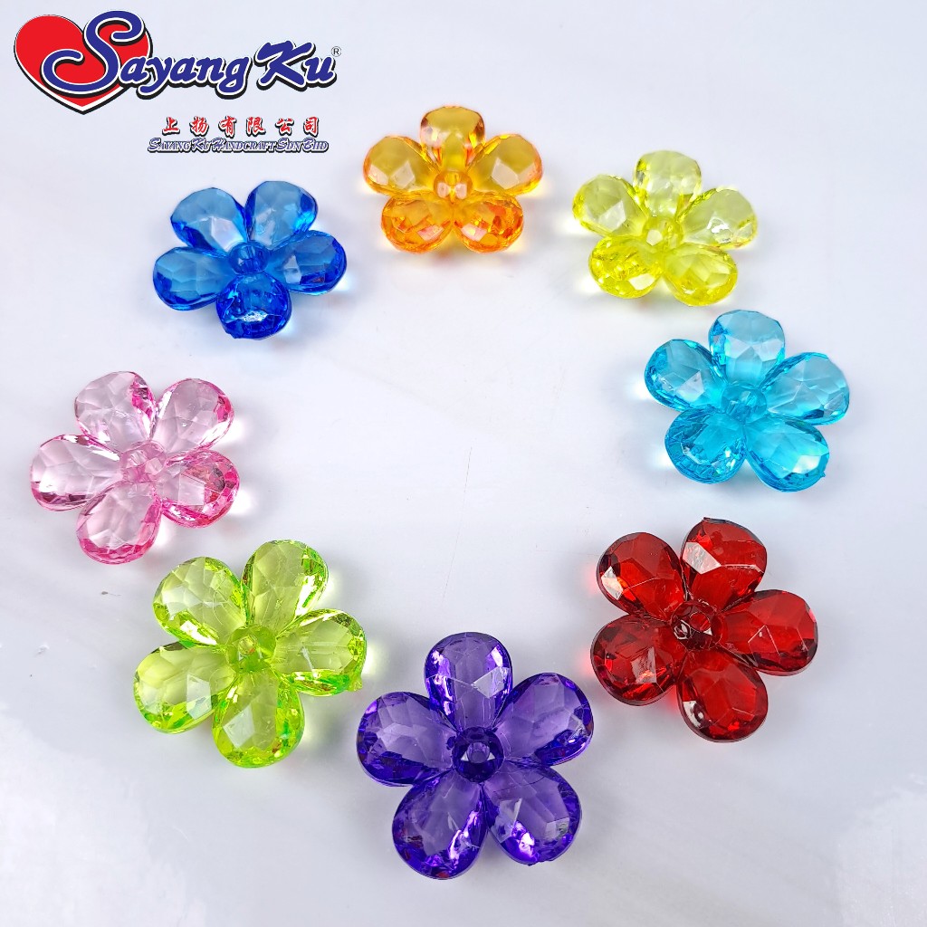 Manik Bunga Crystal / Beads Arc Flower [ PACK BESAR ] | Shopee Malaysia