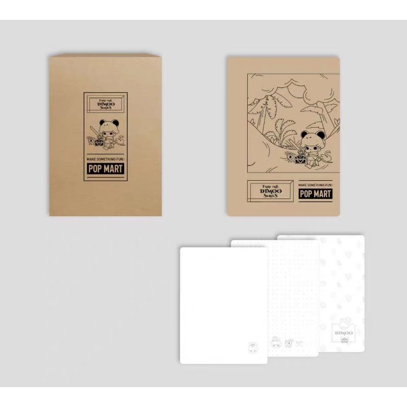 Genuine POP MART Dimoo B6 Notebook 正版Dimoo记事本 | Shopee Malaysia