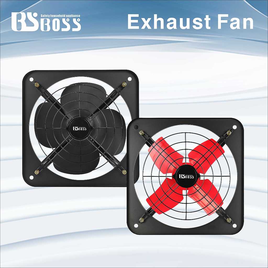 BSBOSS Wall Type Light Duty Industrial Kitchen Ventilation Fan (8"-24 ...