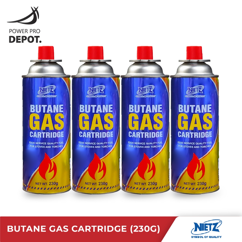 (4Cans) Nietz Butane Burner Gas Anti-Explode Fire Steamboat Portable ...