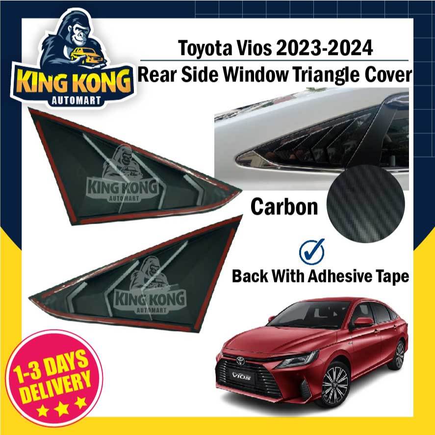 Toyota Vios 2023-2024 NGC102 Rear Side Louver Cover Mustang Cover Rear ...