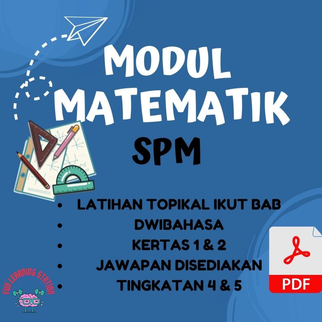 Modul Latihan Matematik Tingkatan 4 & 5 SPM KSSM Dwibahasa Mathematics ...