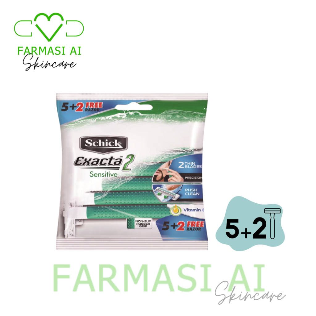 Schick Exacta 2 Sensitive Razor 5+2s | Shopee Malaysia