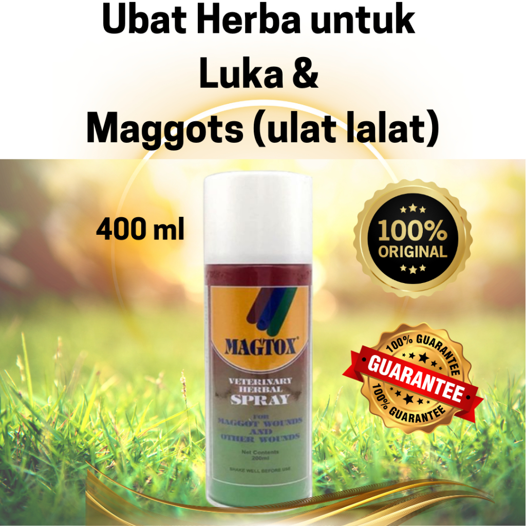 Magtox Spray Herbal Spray Cats and Dogs Veterinary Spray Luka Kucing ...