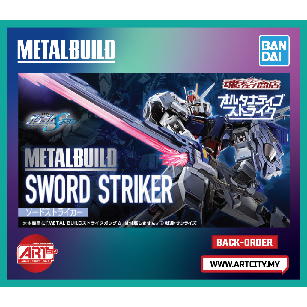 Bandai Metal Build - Gundam Strike - Sword Striker Weapon Pack ...