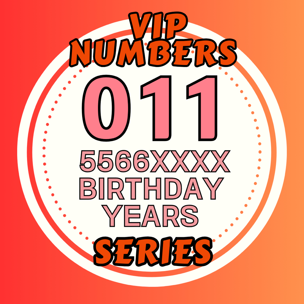 redone prepaid vip number 0115566XXXX birthday years number 5G ...