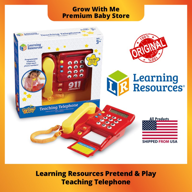 Learning Resources Pretend & Play Teaching Telephone Educational Toys