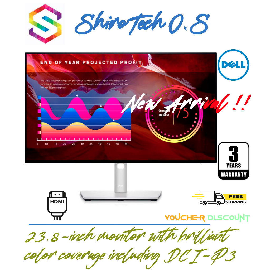 Dell UltraSharp 24 Monitor – U2422H | Shopee Malaysia