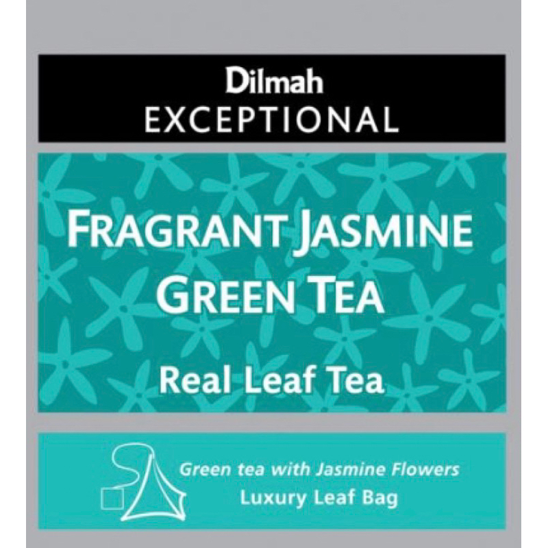 Dilmah's Exceptional Tea bag Fragrant Jasmine Green Tea (One sachet