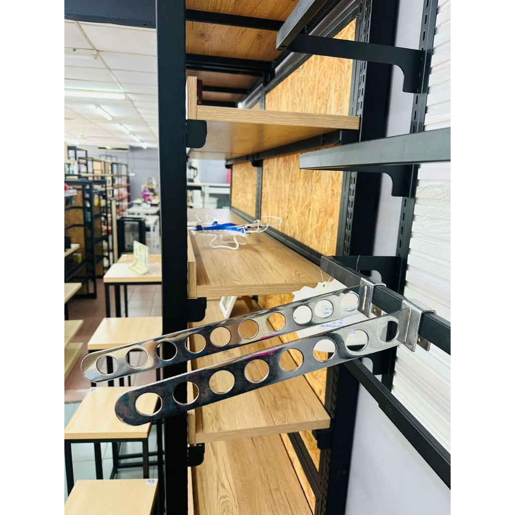 SQ BAR BRACKET W/8 RING (CHROME)/ SQ BAR BRACKET W/10 RING | Shopee ...