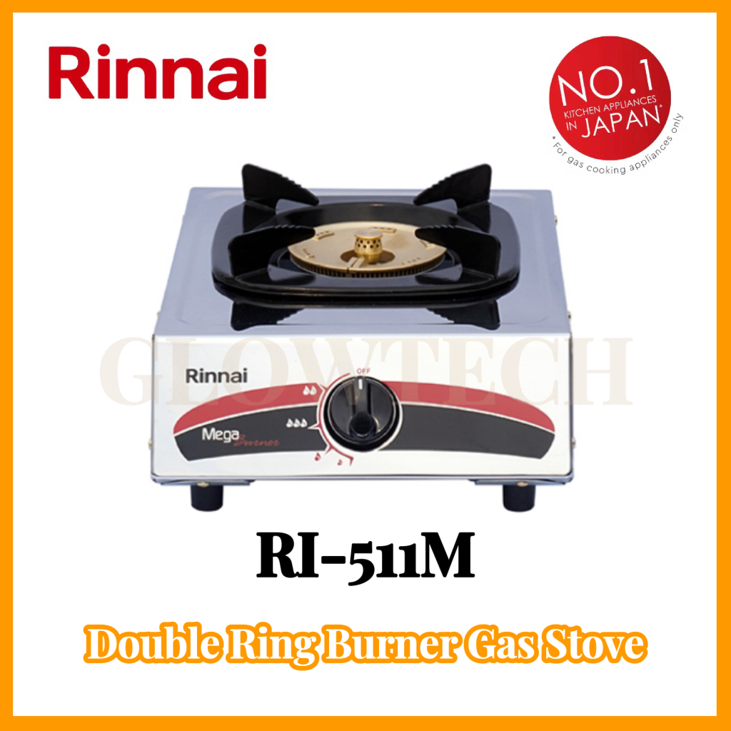 Rinnai Single Gas Stove RI511M/RI511M Single Gas Cooker/Double Ring