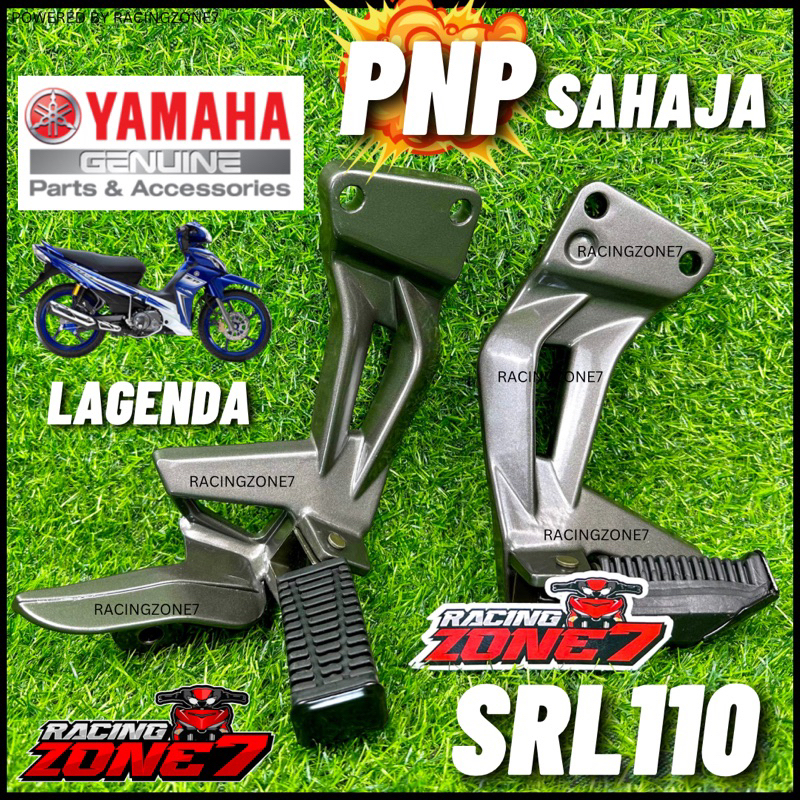 (Terbal) YAMAHA SRL110 Footrest Bracket Full Set/ Rear Footrest/ Left