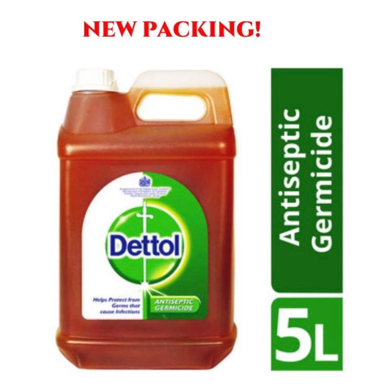 [ready Stock] Dettol Antiseptic Brown Liquid 5l Shopee Malaysia