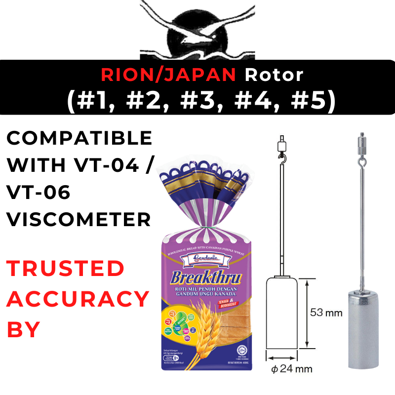 RION/JAPAN Rotor for Viscometer VT-06/VT-04 in Lab R&D Industrial ...