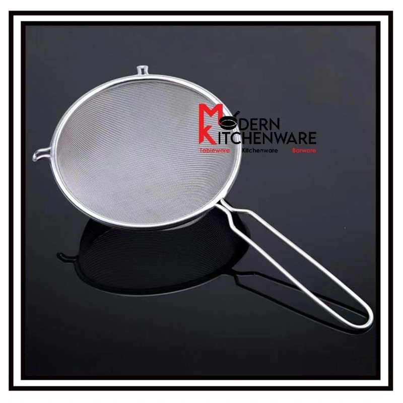 【ModernKitchenware】Stainless Steel Fine Mesh Strainer Flour Strainer